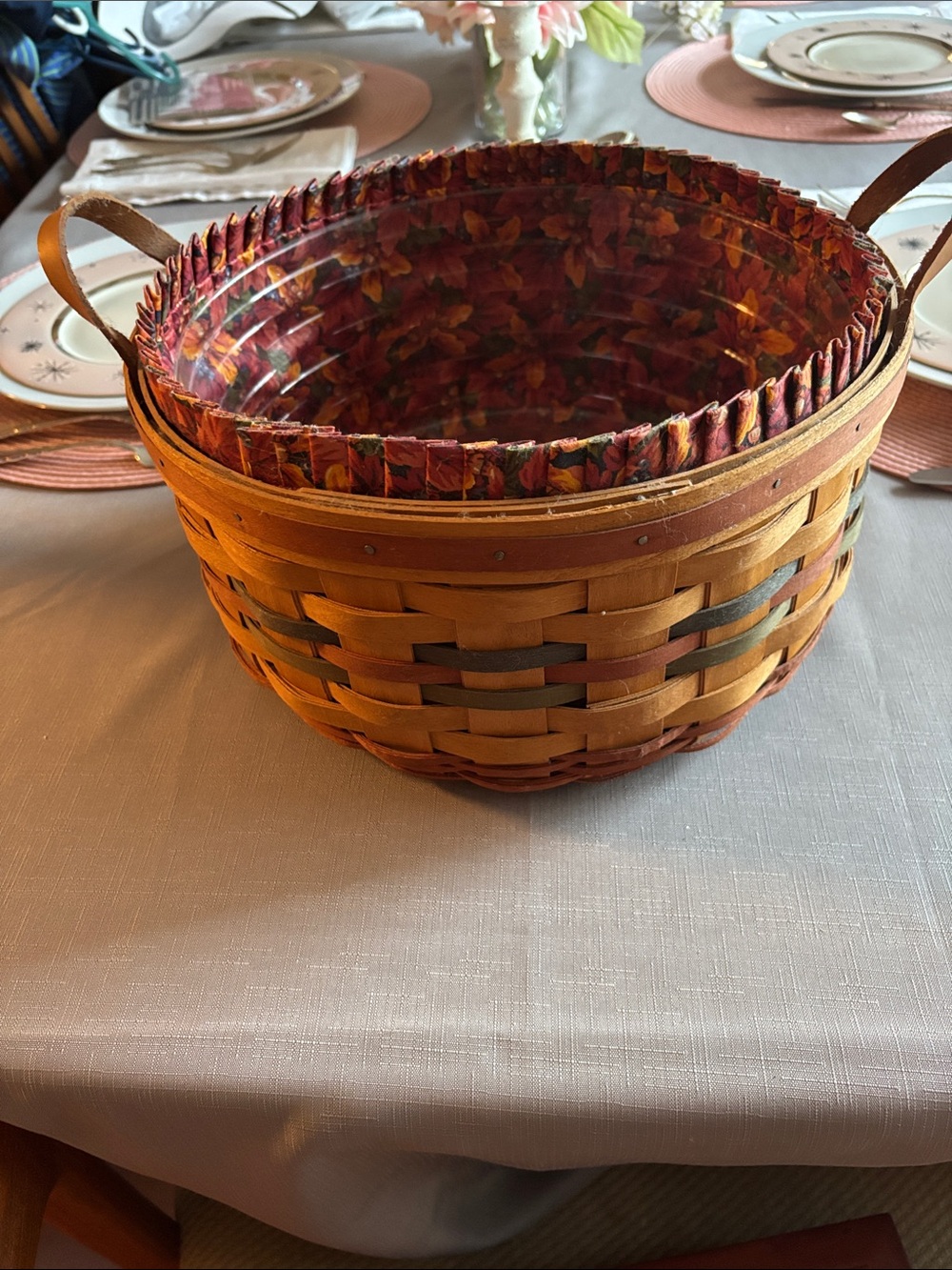 Longaberger 1995 Shades of Autumn Basket